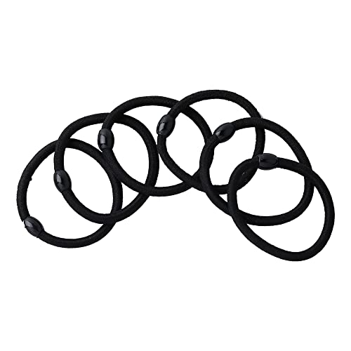 Pack of 6 Elastic Cotton Stretchable Hair Rubber Bands